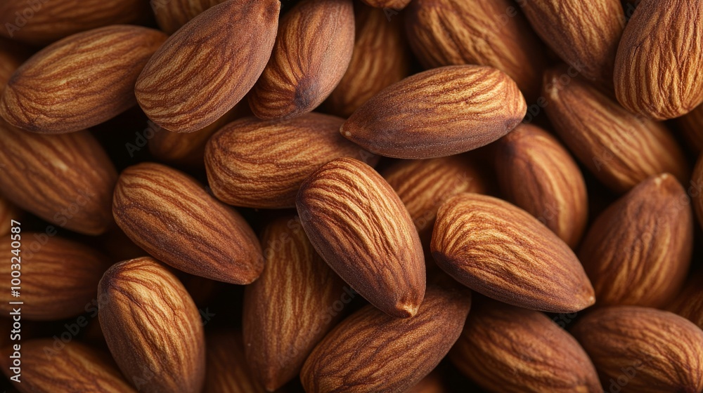 Texture image of almonds, useful for backgrounds and culinary designs Texture image of almonds, useful for backgrounds and culinary designs
