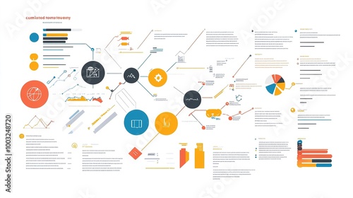 A business infographic template with a step-by-step process flow, ideal for outlining project milestones and key deliverables