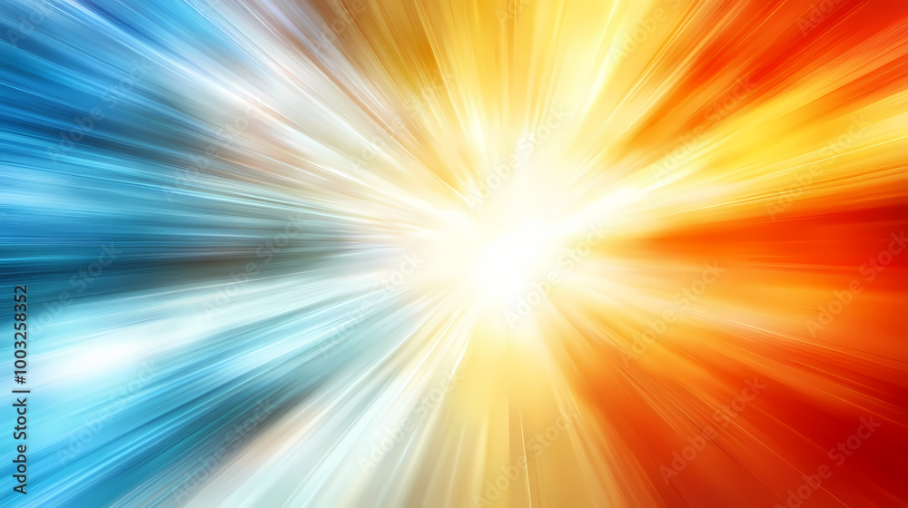 Naklejka premium High light speed, light rays, speed light abstract futuristic motion background. Time Warp. Illustration