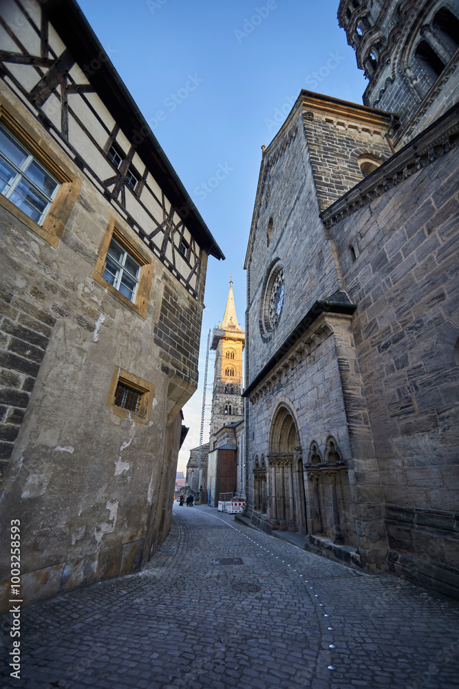 Beautiful view of the old town of Bamberg, Bavaria Germany. Beautiful view of the old town of Bamberg, Bavaria Germany.