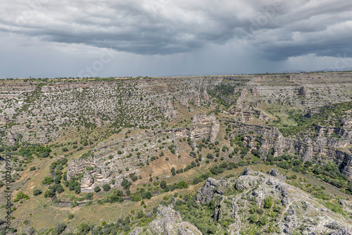 Ulubey Canyon is a nature park in the Ulubey and Karahalli of Usak, Turkey.The park provides suitable habitat for many species of animals and plants and is being developed as a centre for ecotourism.