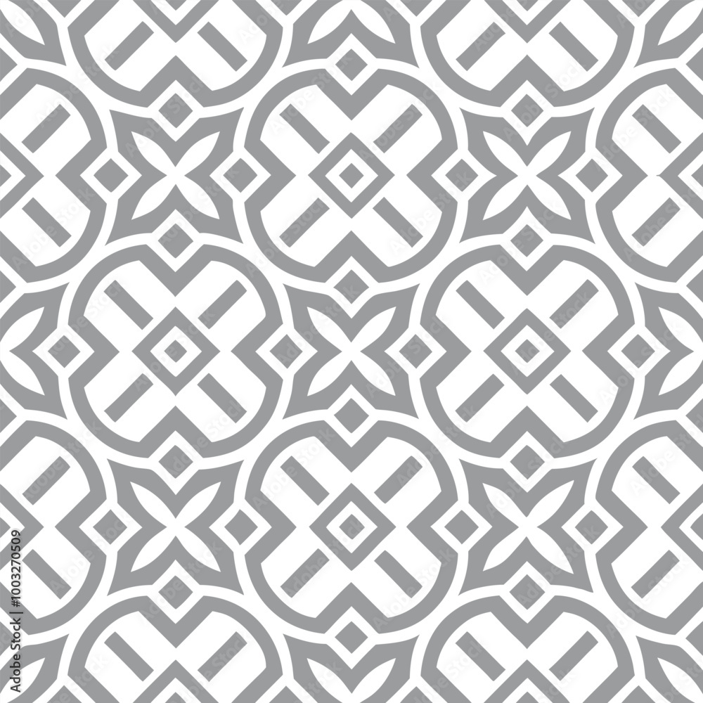 seamless geometric pattern with circles