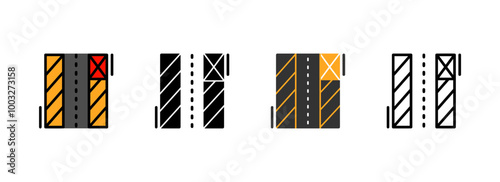 Set of Loading zone Icon
