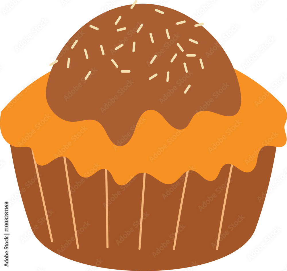 Muffin autumn chocolate Muffin autumn chocolate