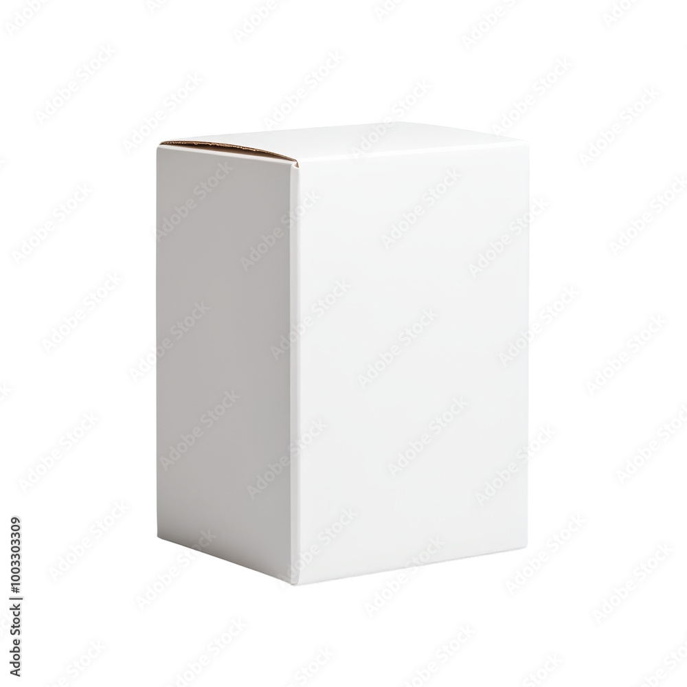 White cardboard box Isolated White cardboard box Isolated