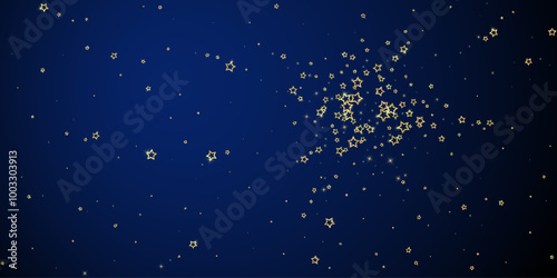 Starry night fairy tale background.
