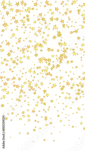 Magic stars vector overlay.  Gold stars scattered