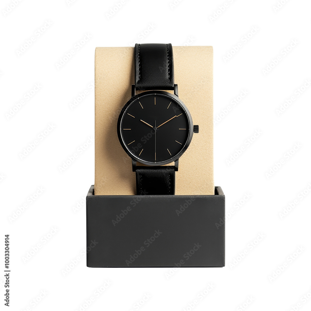 Black Minimalist Watch in a Box Black Minimalist Watch in a Box