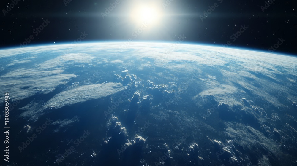 Obraz premium Space Exploration Banner. 