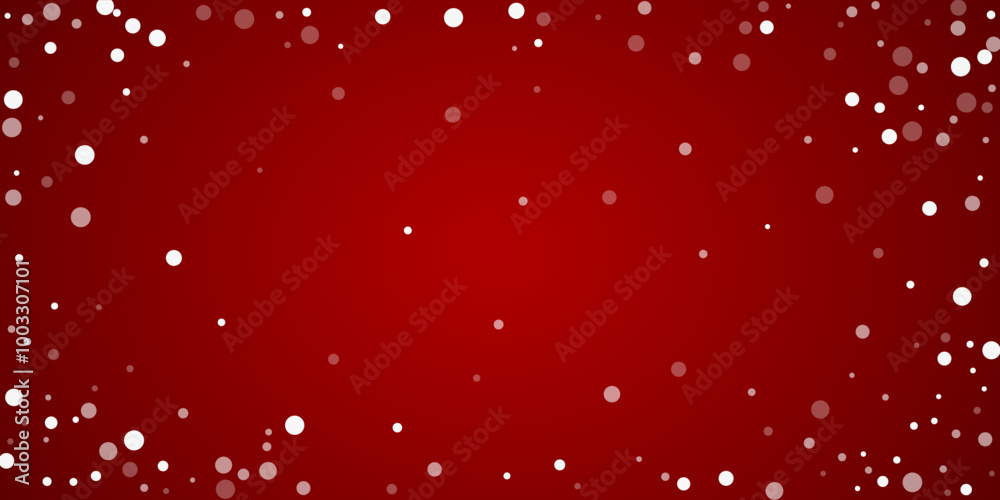 Obraz premium Snowfall overlay christmas background. Subtle