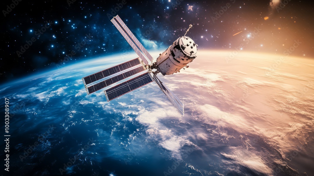 Obraz premium Autonomous Spacecraft and AI: Redefining Our Understanding of the Universe