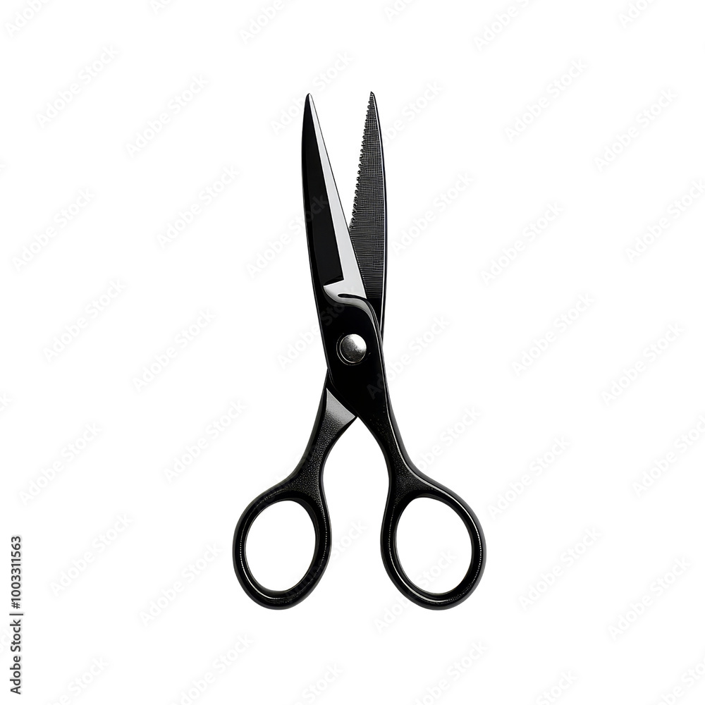 Black Scissors Isolated Black Scissors Isolated