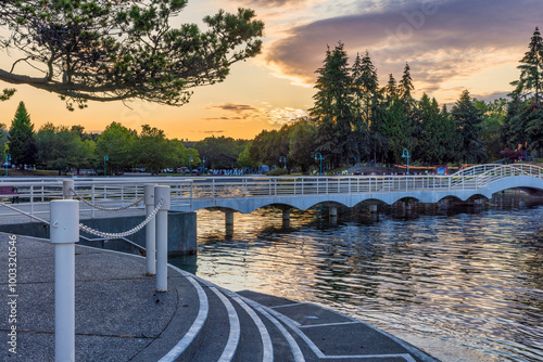 Nanaimo Maffeo Sutton Park bridge walkway