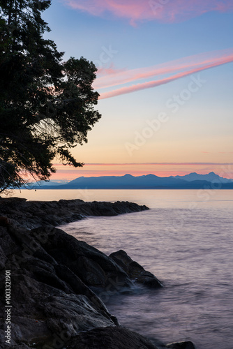 Vancouver Island sunset landscape