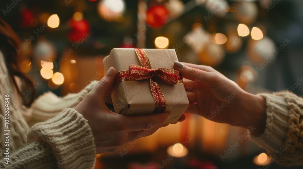 Holiday Gift Exchange with Warm Atmosphere Holiday Gift Exchange with Warm Atmosphere
