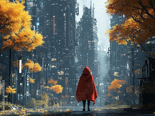Bring classic fairy tales into the modern world with a low-angle view twist Imagine Cinderella in a bustling city, Snow White in a high-tech office, and Red Riding Hood wandering through a futuristic
