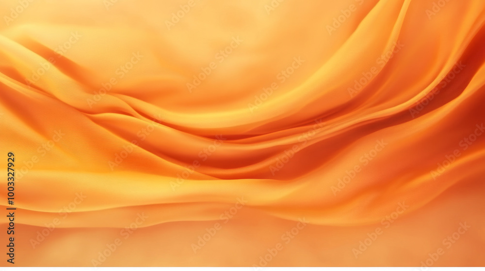 Soft, flowing orange fabric drapes beautifully. Soft, flowing orange fabric drapes beautifully.