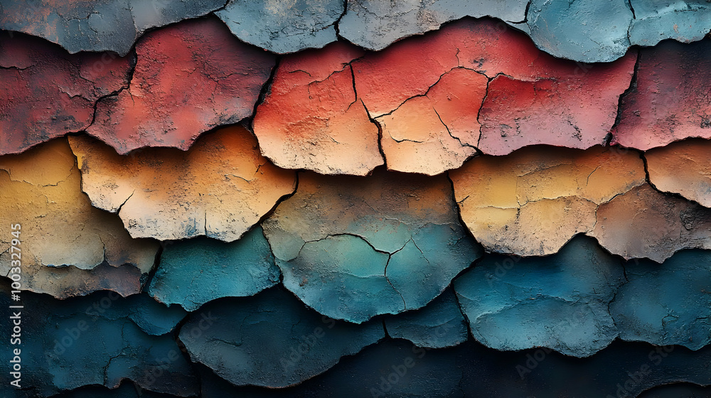 Abstract Cracked Texture Background Abstract Cracked Texture Background