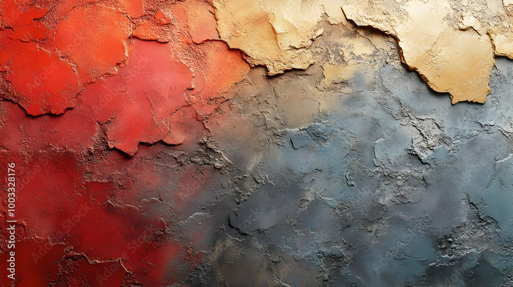Abstract Background with Red, Yellow, and Blue Colors Abstract Background with Red, Yellow, and Blue Colors