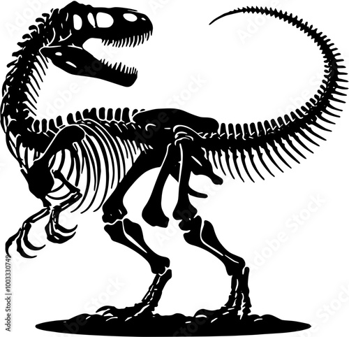 tyrannosaurus rex dinosaur vector