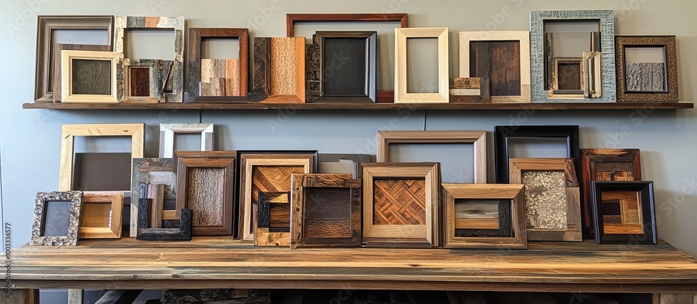 Collection of Wood Picture Frames Collection of Wood Picture Frames