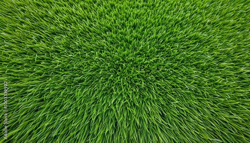 Green Grass Texture of Artificial Lawn for Sports and Golf Courses