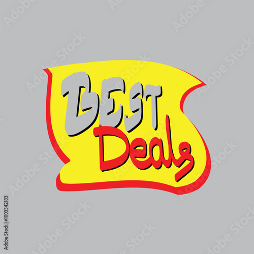 Best Deal Tags Design Vector Illustration