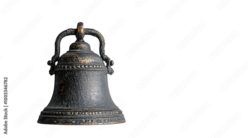 Obraz premium Bell white background