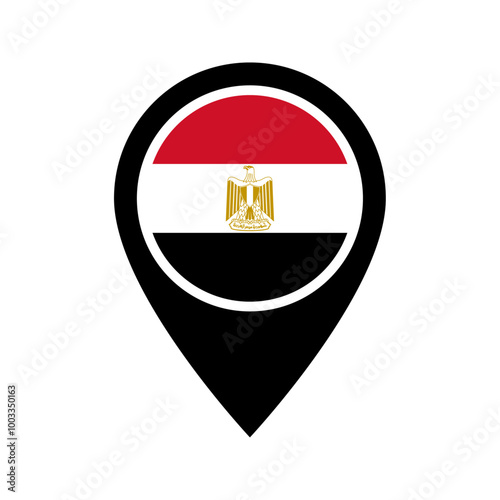Free Download Egypt flag location icon - GFXLoad