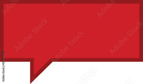 Free Download red speech bubble - GFXLoad