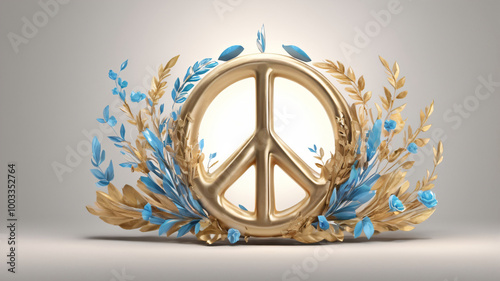 holding peace symbol