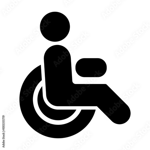 wheelchair Solid icon