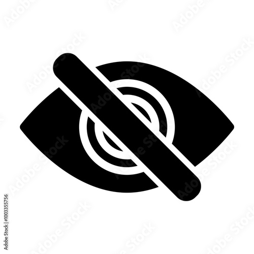blind Solid icon