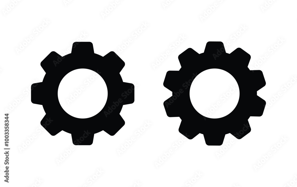 Gear icon, Setting sign vector Gear icon, Setting sign vector