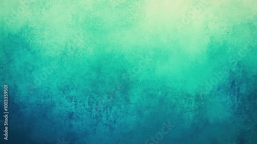 Abstract Teal and Green Gradient Background with Subtle Texture