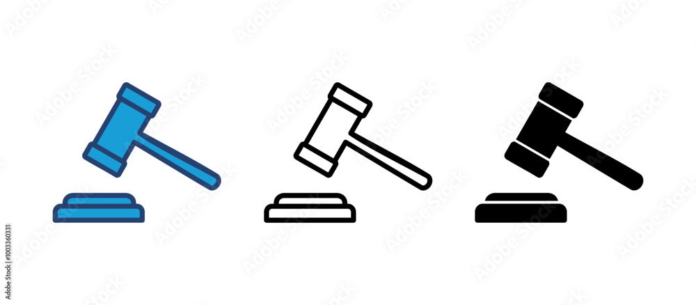 Gavel icon vector. judge gavel icon vector. law icon vector. auction hammer Gavel icon vector. judge gavel icon vector. law icon vector. auction hammer
