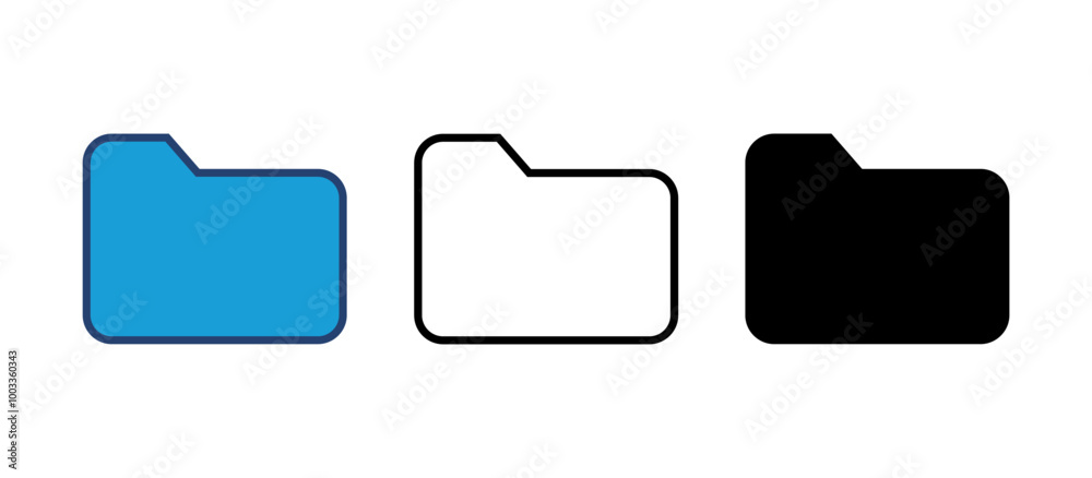 Folder icon vector. folder vector icon Folder icon vector. folder vector icon