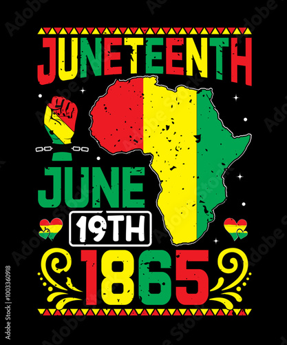 Juneteenth t-shirt design