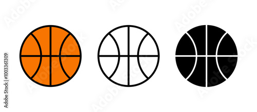 Basketball icon vector. Basketball ball icon. Basketball logo vector icon