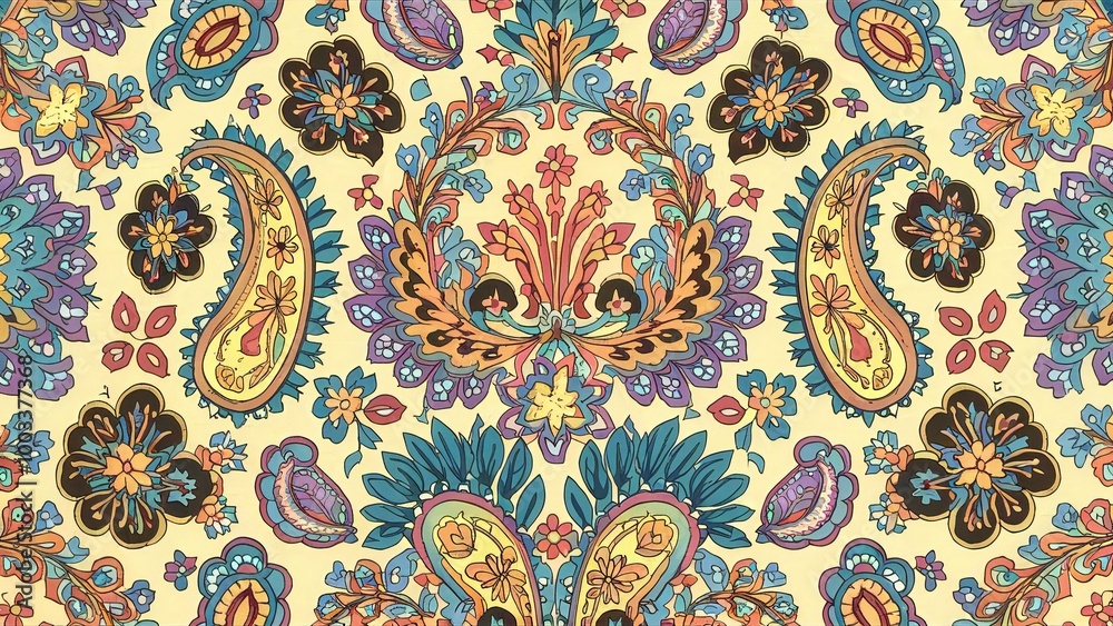 pattern with paisley
