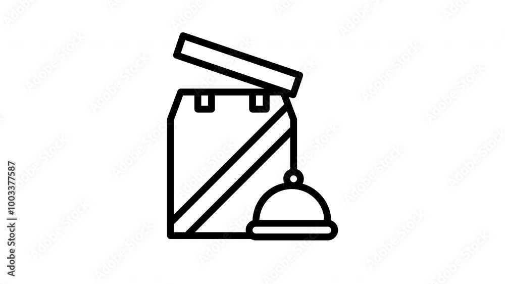 food delivery animated icon food delivery animated icon