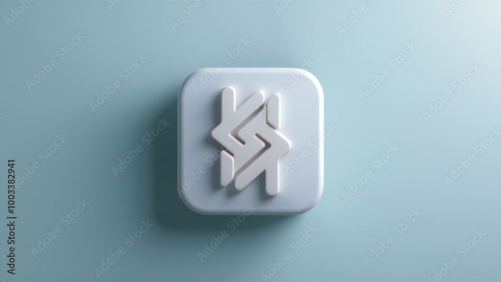 Obraz premium icon on metal background