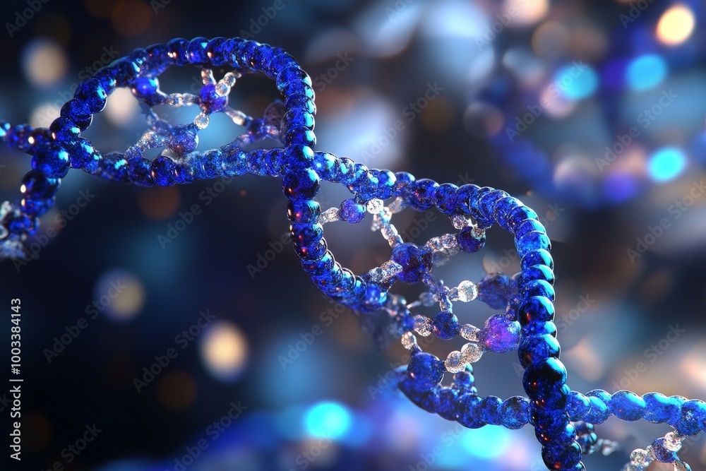 A scientific illustration of DNA replication, showing how the double helix unwinds and nucleotides are added to form new strands. A scientific illustration of DNA replication, showing how the double helix unwinds and nucleotides are added to form new strands.