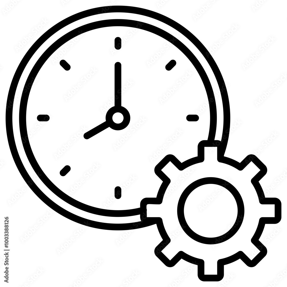 Clock Icon Outline Icon Clock Icon Outline Icon