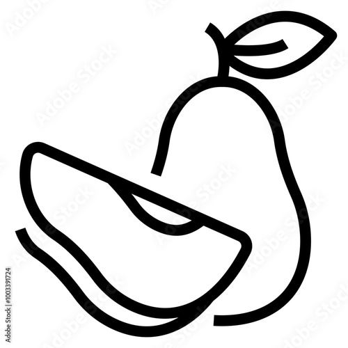 Pear Fruit Icon