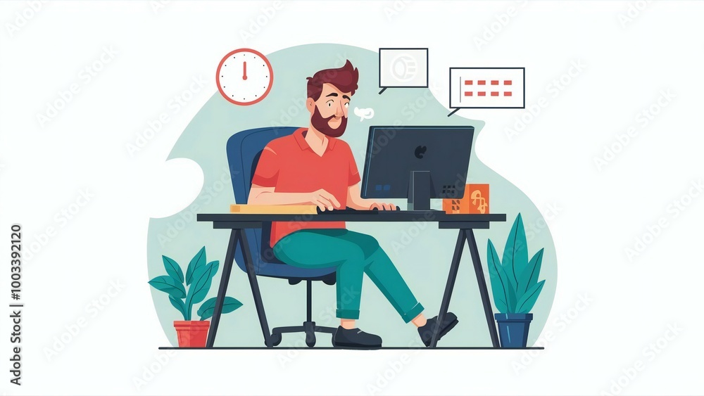 people working in office people working in office
