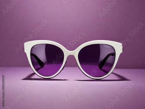 Bold & Beautiful: Sunglasses against a Purple Hue