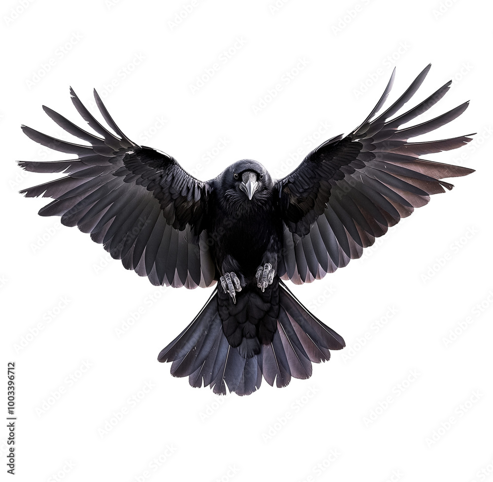 Obraz premium Crow for halloween png transparent