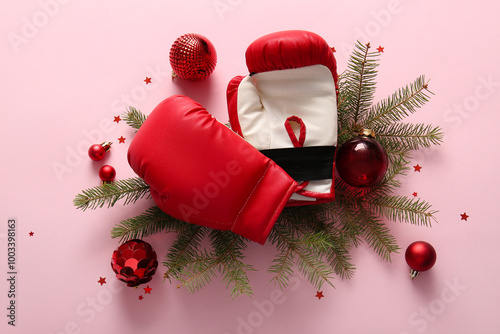 Composition with boxing glo...