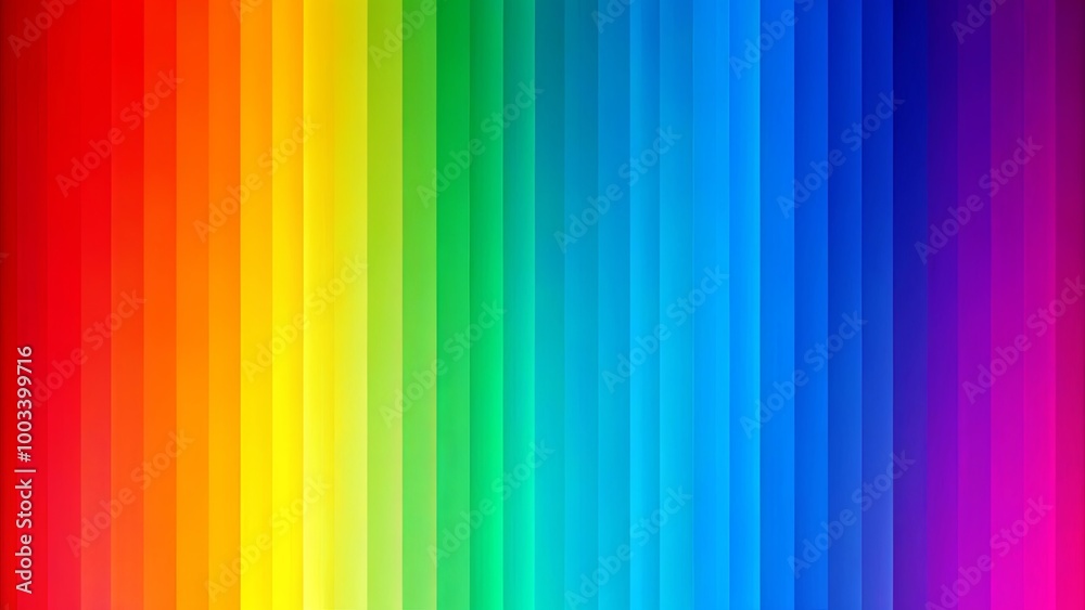 Vertical stripes of vibrant colors, creating a spectrum of hues, showcasing the full rainbow of colors from red to purple. Vertical stripes of vibrant colors, creating a spectrum of hues, showcasing the full rainbow of colors from red to purple.